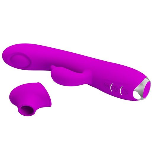 PRETTY LOVE - REGINA VIBRADOR-ONDAS ESTIMULADORAS RECARGABLE MORADO