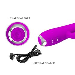 PRETTY LOVE - REGINA VIBRADOR-ONDAS ESTIMULADORAS RECARGABLE MORADO
