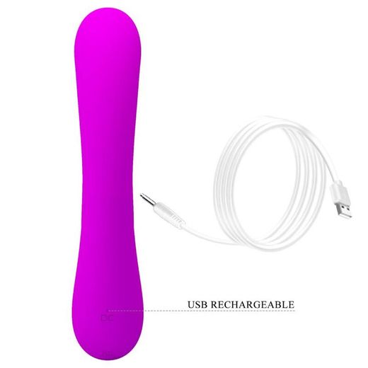 PRETTY LOVE - SINCERE VIBRADOR Y ONDAS ESTIMULADORAS DE CLÍTORIS SILICONA MORADO