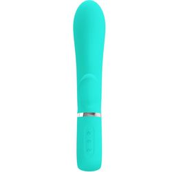 PRETTY LOVE - THOMAS VIBRADOR PUNTO G MULTIFUNCIÓN VERDE AGUA