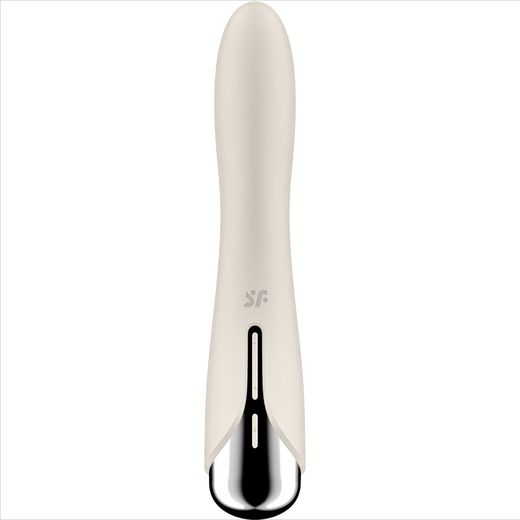 SATISFYER - SPINNING VIBE 1 VIBRADOR ROTADOR G-SPOT BEIGE