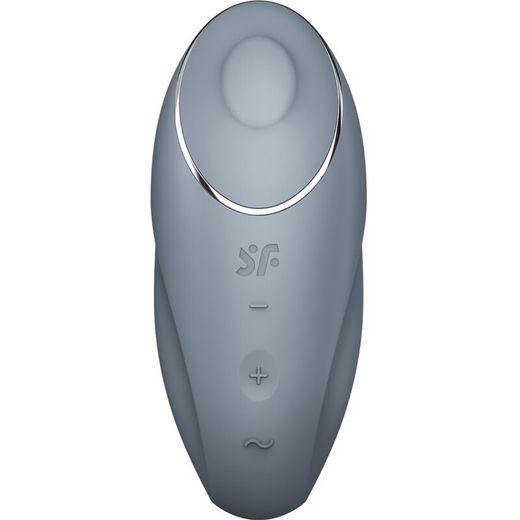 SATISFYER - TAP & CLIMAX 1 VIBRADOR LAY-ON GRIS