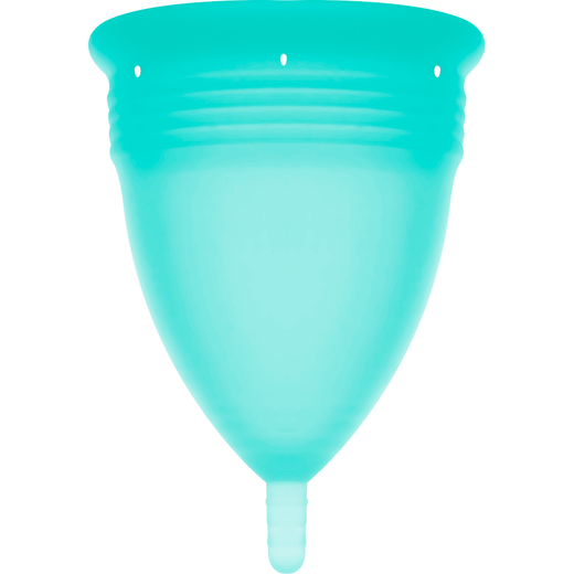 STERCUP - COPA MENSTRUAL FDA SILICONA AQUAMARINA - TALLA S