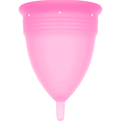STERCUP - COPA MENSTRUAL FDA SILICONA ROSA - TALLA L
