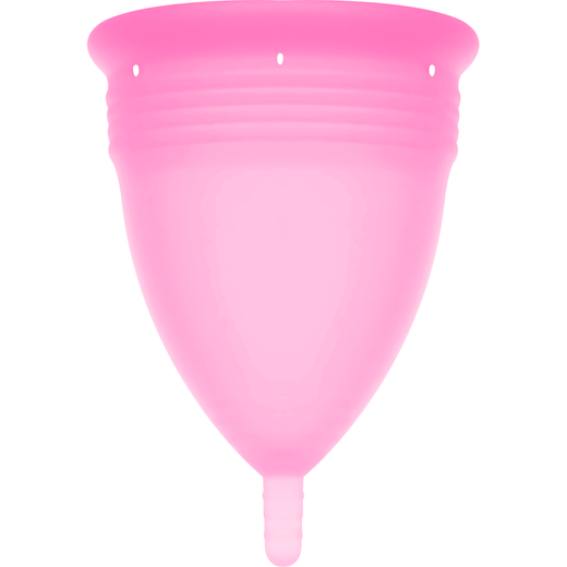 STERCUP - COPA MENSTRUAL FDA SILICONA ROSA - TALLA L