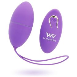 WOMANVIBE - ALSAN HUEVO CONTROL REMOTO NEGRO SILICONA PURPLE